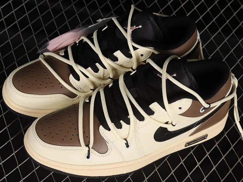 All categories Air Jordan Jordan series basketball shoes Air Jordan 1 Low Z version Air Jordan 1 Low AJ1 Joe 1 customized version Vibe flavor deconstruction Sports culture basketball shoes 553558-062